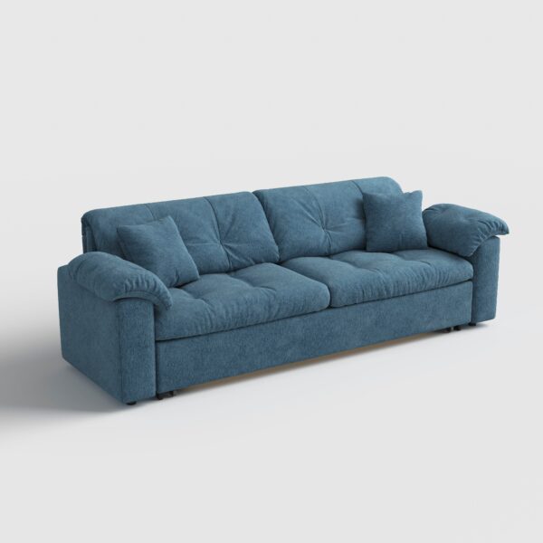Cottonfy Multifunctional Sleeper Pull Out 2 Seater Sofa Bed with Storage Space