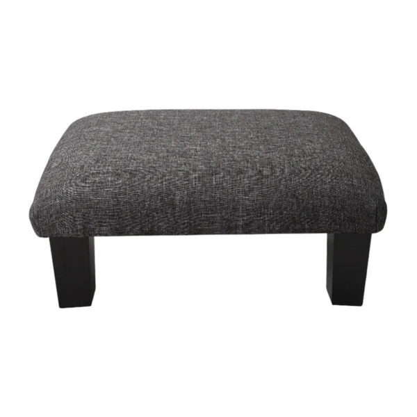 Linen Rectangular Ottoman Footstool