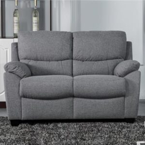 Norway Fabric 2 Seater Sofa In Grey
